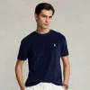 Polo Ralph Lauren Classic Fit Terry T-shirt In Blue