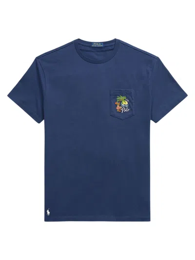 Polo Ralph Lauren Classic Fit T-shirt In Blue