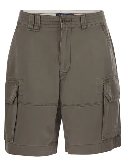 Polo Ralph Lauren Classic Fit Twill Cargo Short In Gray