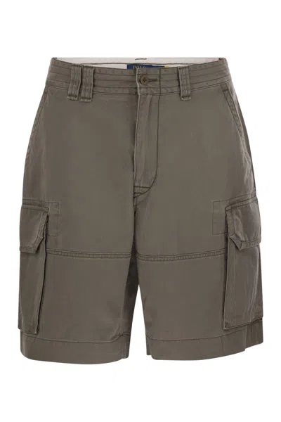 Polo Ralph Lauren Classic Fit Twill Cargo Short In Gray