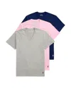 Polo Ralph Lauren Men's 3-pack Classic Crewneck Undershirts In Multi