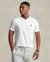 Polo Ralph Lauren Ralph Lauren Classic Fit Jersey V-neck T-shirt In White