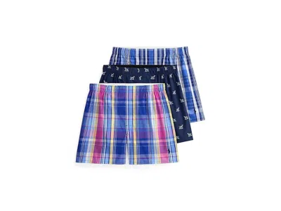 Polo Ralph Lauren Classic Fit Woven Boxers In Blue