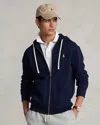 Polo Ralph Lauren Fleece Full Zip Hoodie In Cruise Navy