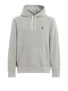 Polo Ralph Lauren Classic Pullover Hoodie With Drawstring In Gray