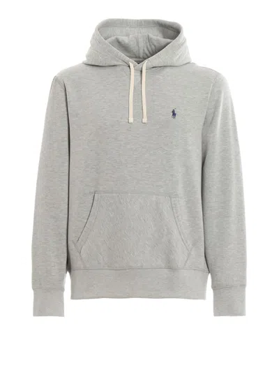POLO RALPH LAUREN POLO RALPH LAUREN CLASSIC HOODED GREY SWEATSHIRT