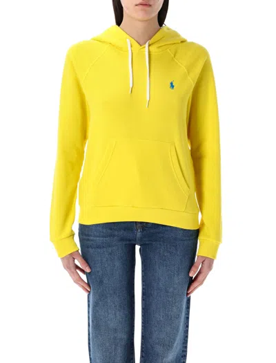 Polo Ralph Lauren Classic Hoodie In Yellow