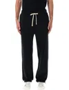 Polo Ralph Lauren Relaxed Fit Trousers With Drawstring Waist And Tapered Leg In Black