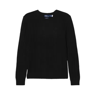 Pre-owned Polo Ralph Lauren Classic Julianna Long-sleeve Pullover 'polo Black' | Women's Size Xs