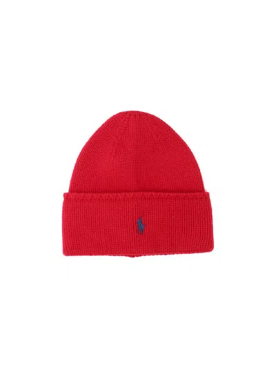 POLO RALPH LAUREN POLO RALPH LAUREN CLASSIC LOGO EMBROIDERED BEANIE 