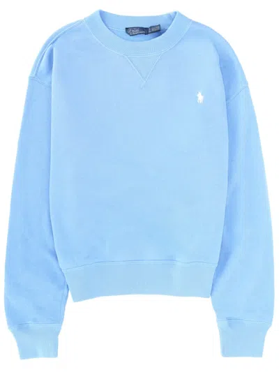Polo Ralph Lauren Classic Logo Sweatshirt In Blue