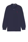 Polo Ralph Lauren Polo Pony Long-sleeved Polo Shirt In Spring Navy Heather