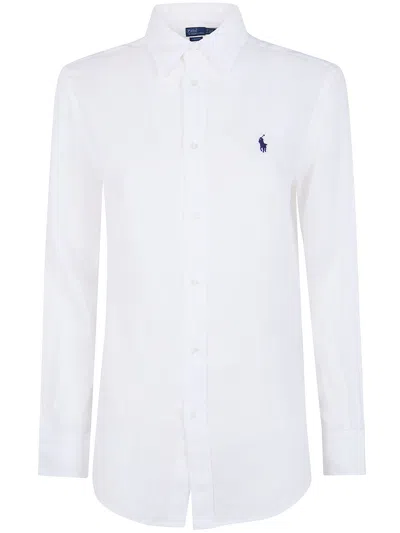Polo Ralph Lauren Classic Long Sleeves Shirt In White