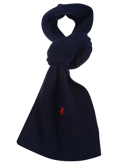 Polo Ralph Lauren Classic Oblong Scarf In Blue
