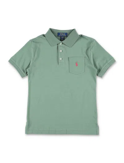 Polo Ralph Lauren Classic Polo Mini Tee For Boys In Green