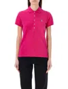 Polo Ralph Lauren Dark Pink Pony Logo-embroidered Polo Shirt