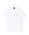 Polo Ralph Lauren White Polo Shirt For Kids With Pony Logo In White