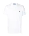 Polo Ralph Lauren Embroidered Logo Short-sleeve Polo Shirt In White