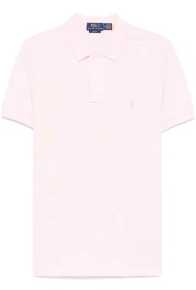 Polo Ralph Lauren Classic Polo-style Short Sleeve Knit In Pink