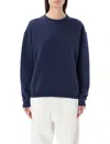 Polo Ralph Lauren Polo Ralph Lauren Cotton Fleece Crewneck Sweatshirt In Blue