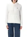 Polo Ralph Lauren Ralph Lauren White Jersey Hoodie With Motif In White