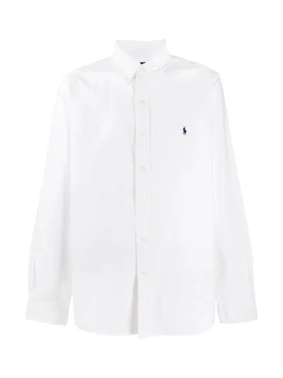 Polo Ralph Lauren Classic Pony Logo Oxford Shirt In White