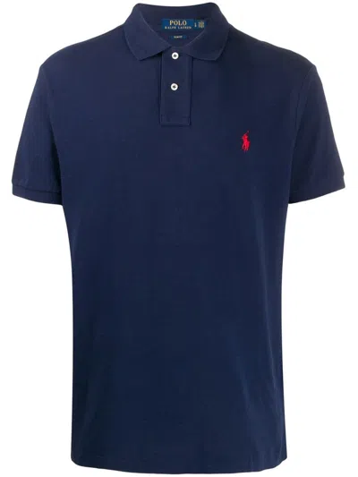 Polo Ralph Lauren Cotton Mesh Classic Fit Polo Shirt In Blue