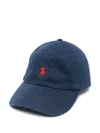 Polo Ralph Lauren Blue Baseball Cap With Logo Embroidery In Cotton Man In Blue