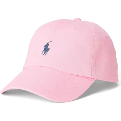 Polo Ralph Lauren Classic Sport Cotton Baseball Cap In Pink