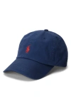 Polo Ralph Lauren Classic Sport Cotton Twill Baseball Cap In Blue