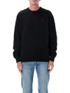 Polo Ralph Lauren Cotton Blend Sweatshirt With Logo In Black