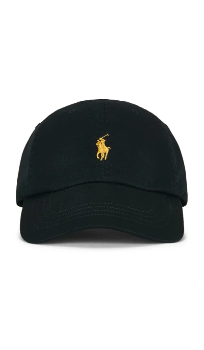 Polo Ralph Lauren Classic Twill Sport Cap In Black