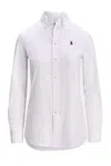 Polo Ralph Lauren Relaxed Fit Linen Shirt In White