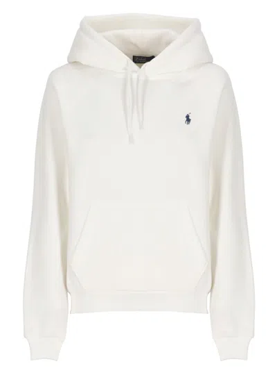 Polo Ralph Lauren Classic White Hoodie With Iconic Pony Logo