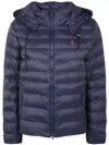 Polo Ralph Lauren Water-resistant Packable Puff Hooded Jacket In Blue