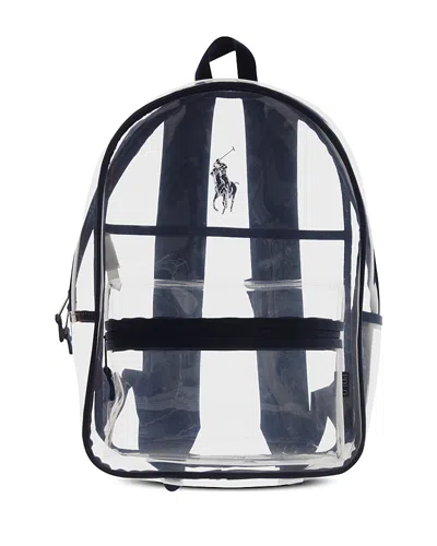Polo Ralph Lauren Kids' Clear Polo Backpack In Navy