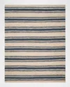Polo Ralph Lauren Cliff Stripe Hand Knotted Rug In Harbor