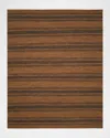 Polo Ralph Lauren Cliff Stripe Hand Knotted Rug In Woodland