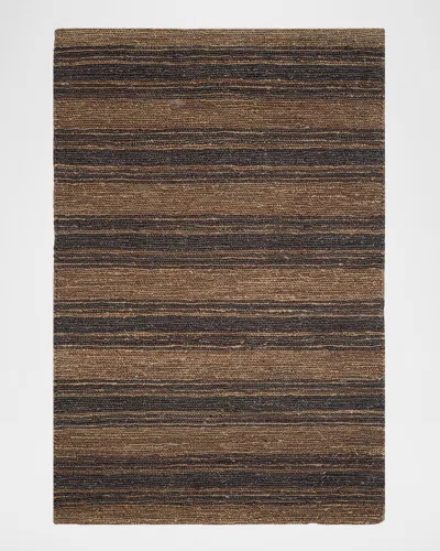 Polo Ralph Lauren Cliff Stripe Hand Knotted Rug In Woodland