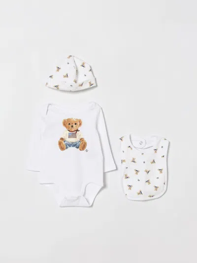 Polo Ralph Lauren Clothing Set Kids  In White