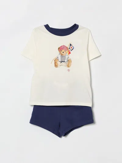Polo Ralph Lauren Clothing Set Kids  In White