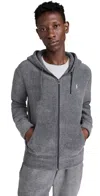 POLO RALPH LAUREN CLOUD FLEECE ZIP HOODIE BARCLAY HEATHER