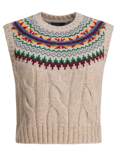POLO RALPH LAUREN POLO RALPH LAUREN FAIR ISLE KNIT VEST