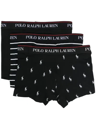 Polo Ralph Lauren Ralph Lauren Underwear 3 Pack Trunks Black