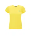 Polo Ralph Lauren Coastal Yellow Cotton T-shirts And Polos