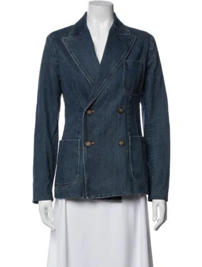 Pre-owned Polo Ralph Lauren Coat In Blue