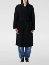 Polo Ralph Lauren Double-faced Wool Wrap Coat In Black