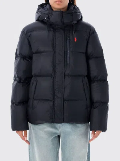 Polo Ralph Lauren Coat  Woman Color Blue In Multi