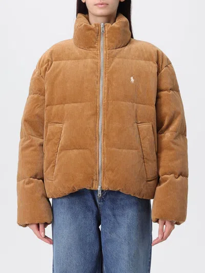 POLO RALPH LAUREN JACKET POLO RALPH LAUREN WOMAN COLOR BROWN,H27792032