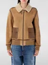 Polo Ralph Lauren Shearling-lined Suede Coat With Plush Collar In Multi